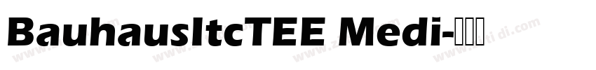 BauhausItcTEE Medi字体转换